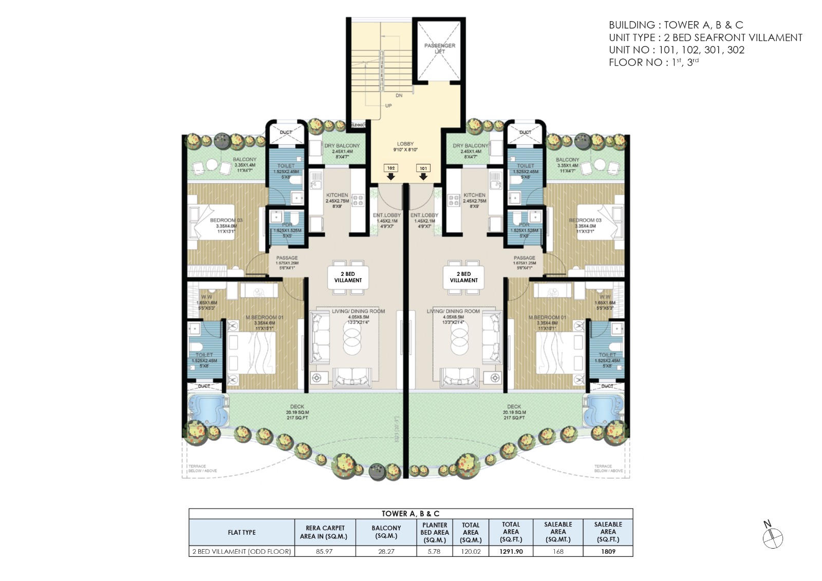 Anantam Bellevue Floor Plan Wing A